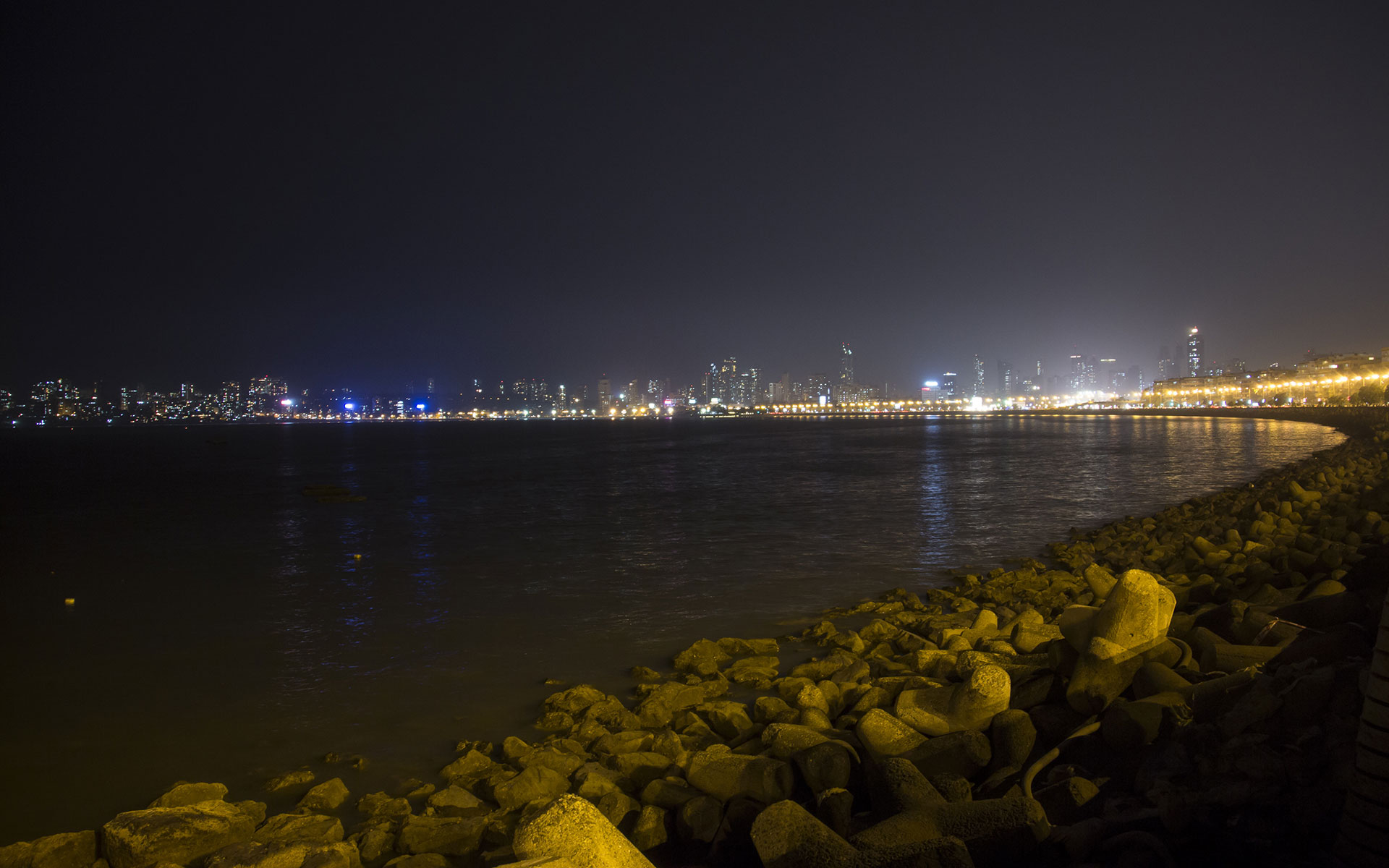 Mumbai Night Skyline